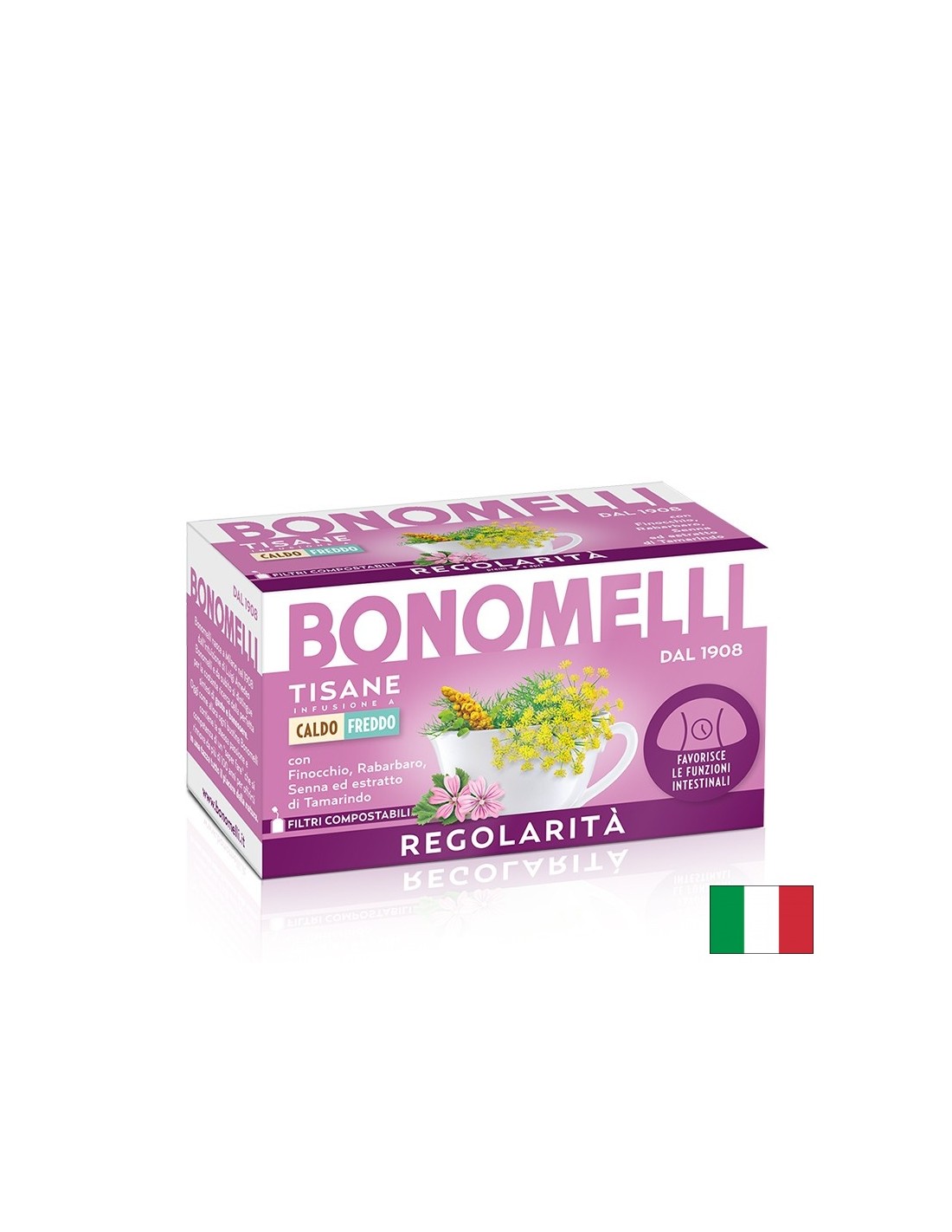 Tisana per una buona peristalsi - Comfort intestinale e pervietà naturale, 16 bustine