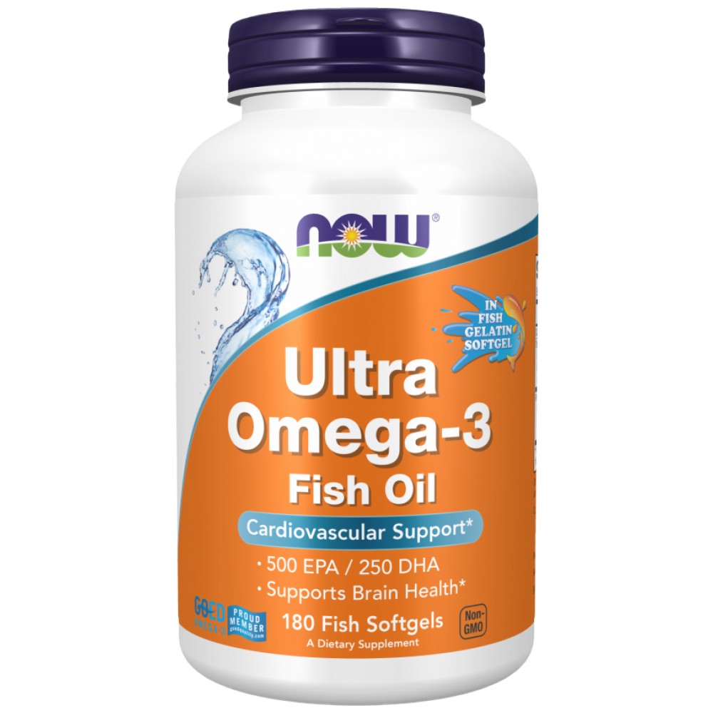 Ultra Omega 3 | Gelatina di pesce softgels - 180 softgels