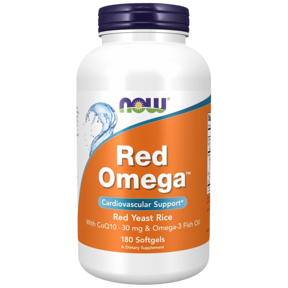 Red Omega ™ | Riso di lievito rosso - 180 Softgels