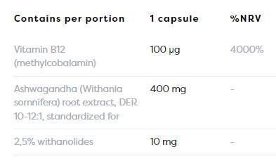 Ashwagandha extra 400 mg - 180 capsule