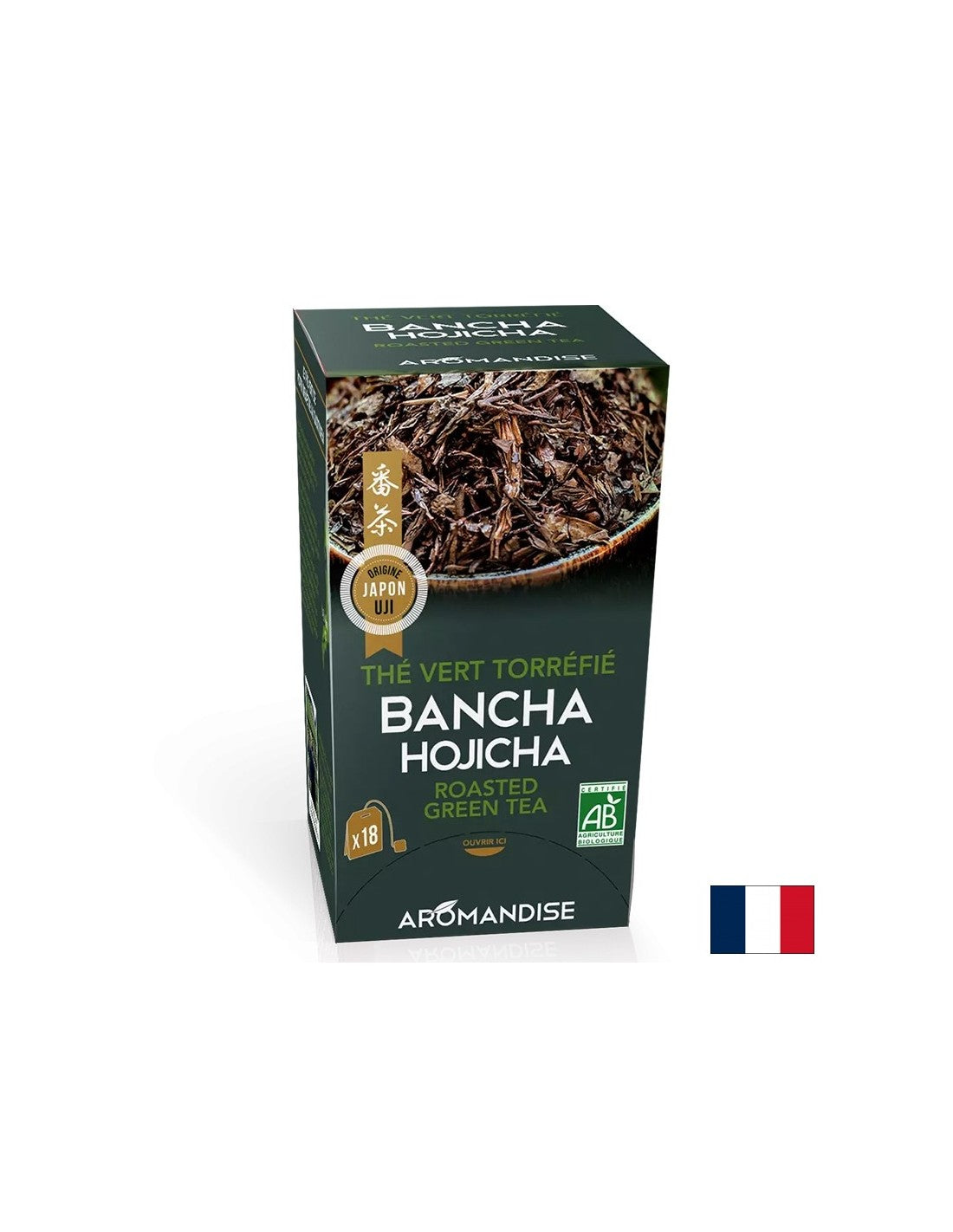 Tè Bancha Hodzhicha (foglie di tè verde tostate), 18 sacchetti filtro