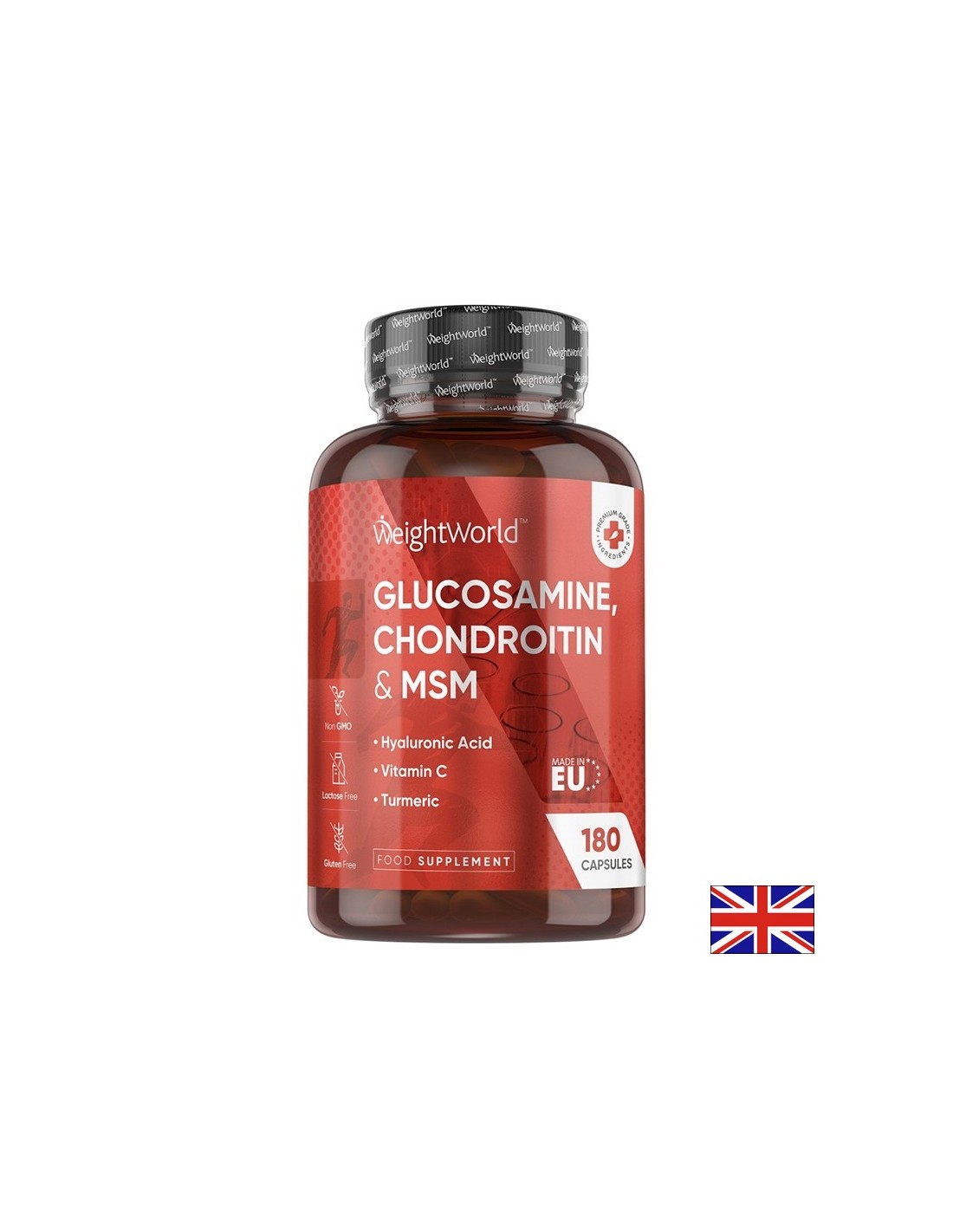 Ossa e articolazioni - Glucosamina, Condroitina, MSM, 180 capsule