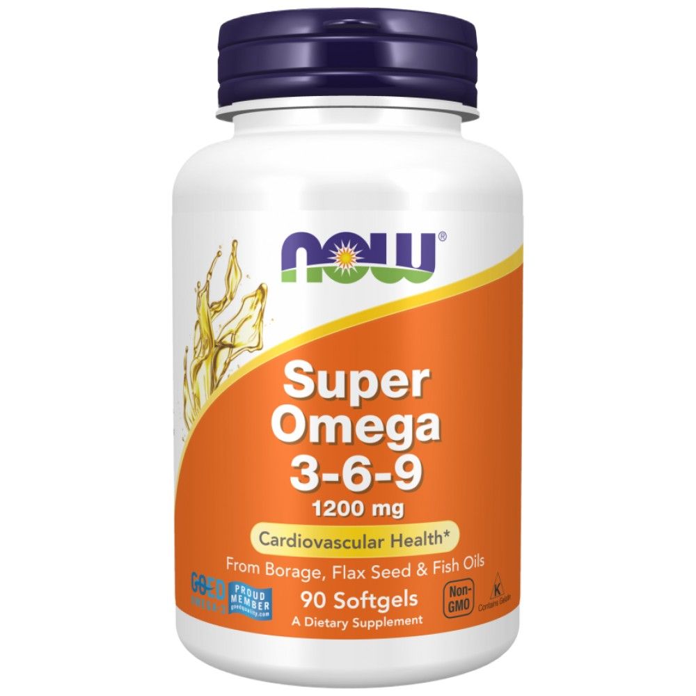 Super Omega 3-6-9 1200 mg-90 capsule gel