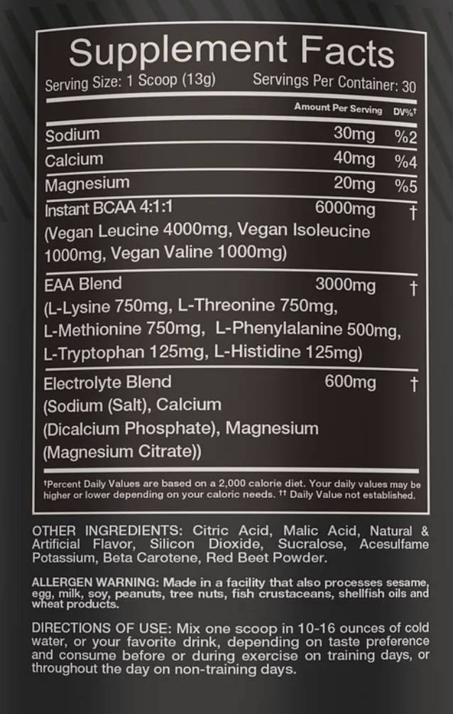 Succo EAA | con elettroliti 390 grammi