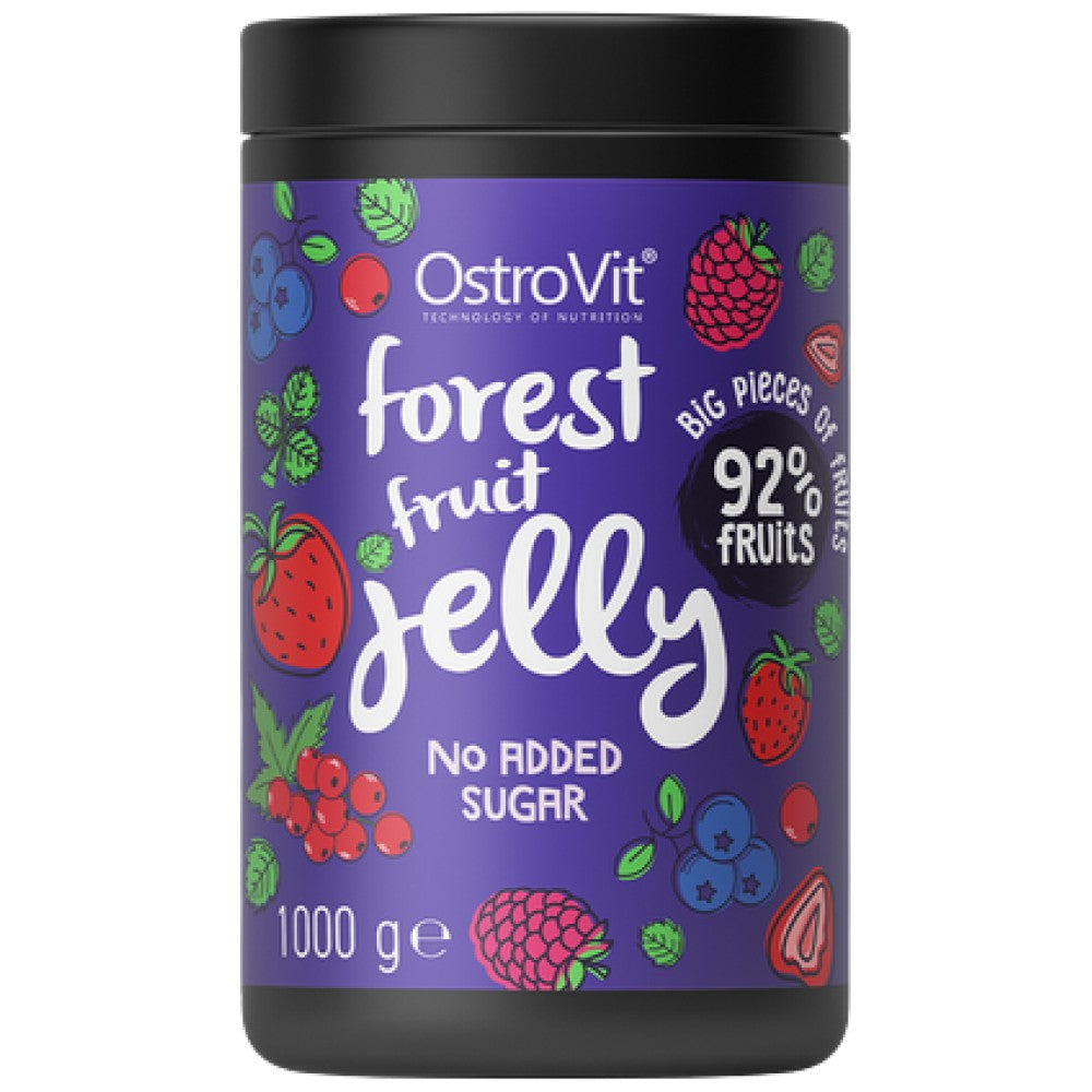 Jelly di frutta forestale | 92% di frutta reale ~ Nessun zucchero aggiunto 1000 grammi