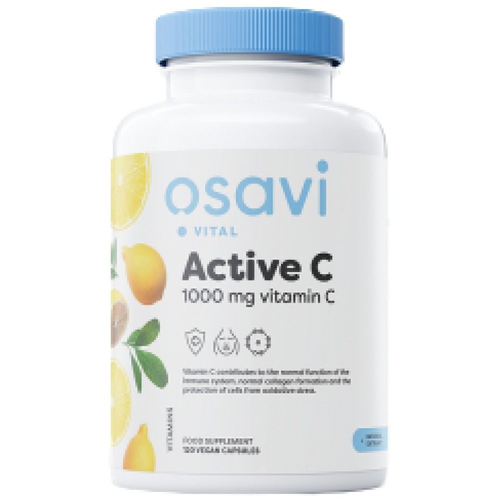 Active C 1000 mg | Pureway -C® con agrumi bioflavonoidi e acerola - 120 capsule