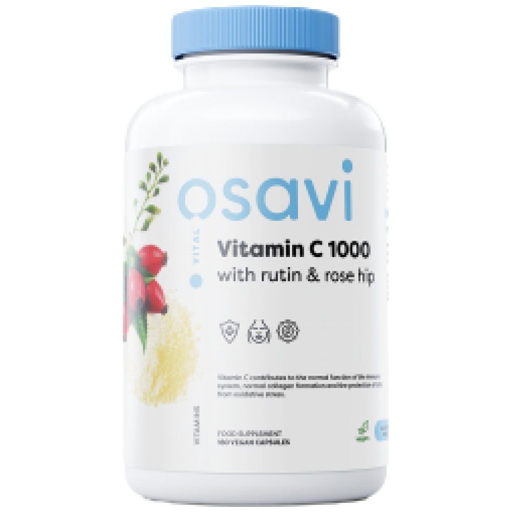 Vitamina C 1000 | Con Rutin & Rose Hip - 180 capsule