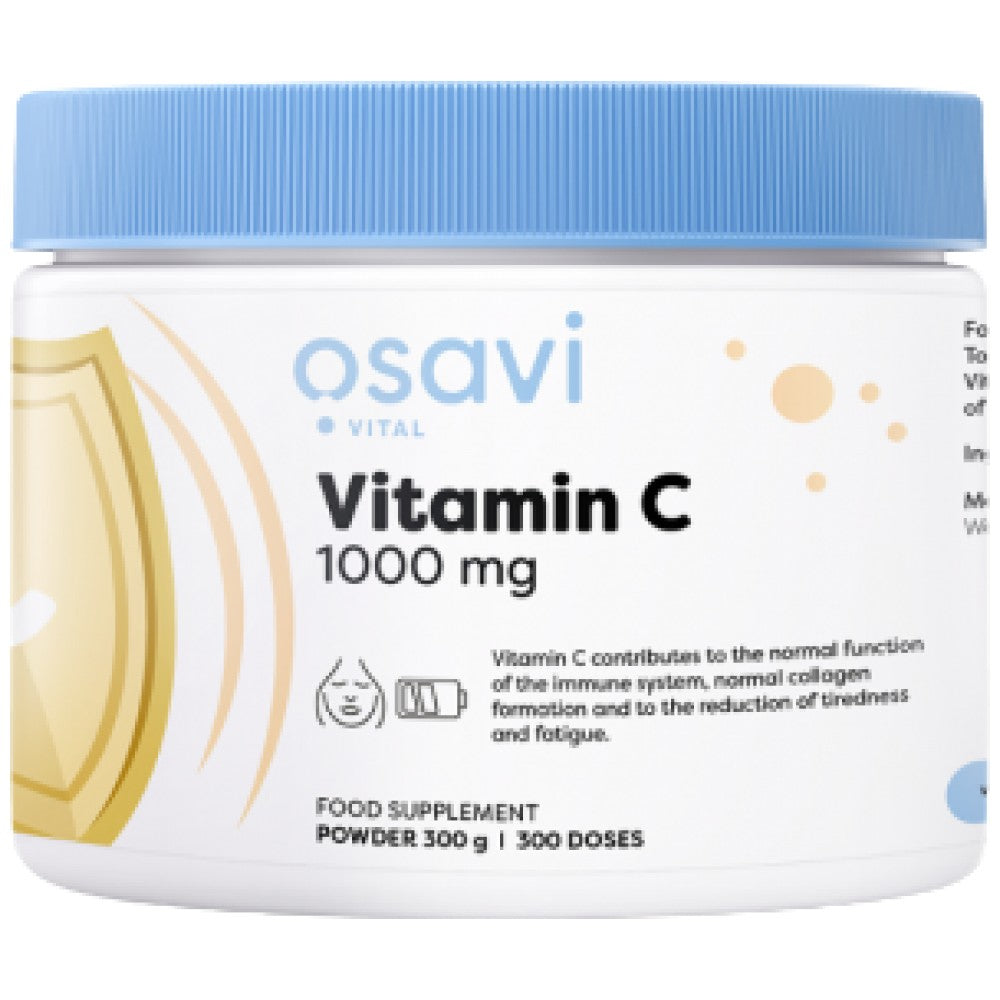 Polvere di vitamina C | Polvere pura al 100% - 300 grammi