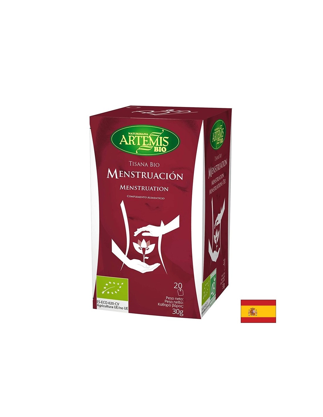 Tè mestruale, 20 sacchetti filtro, 30 g