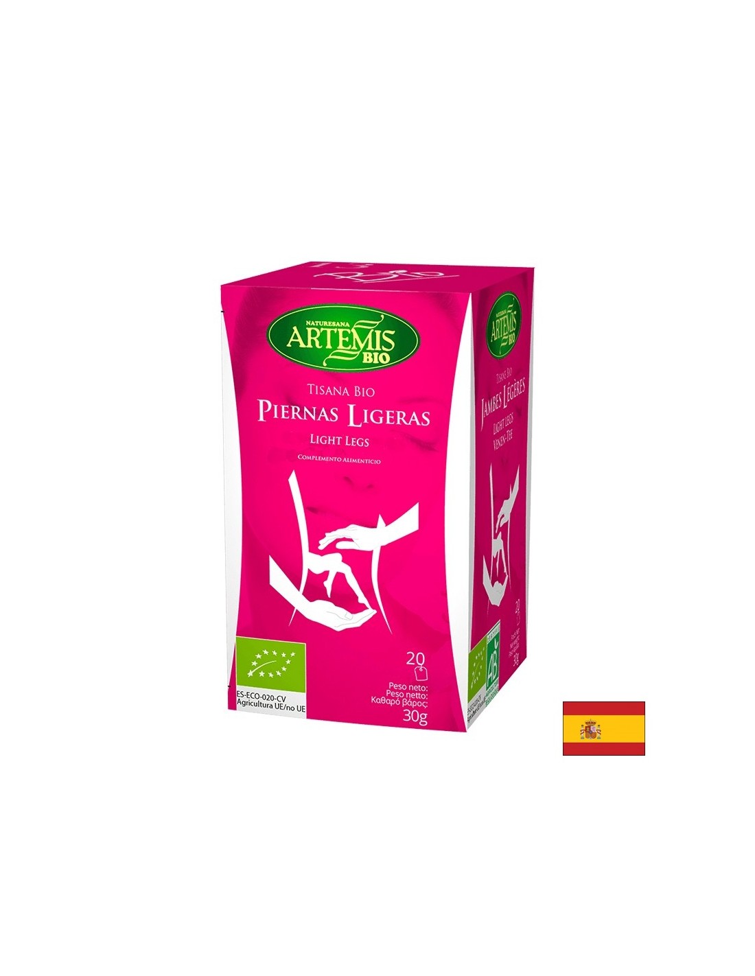 Tè per la buona circolazione Bio, 20 bustine filtro Herbes del Moli