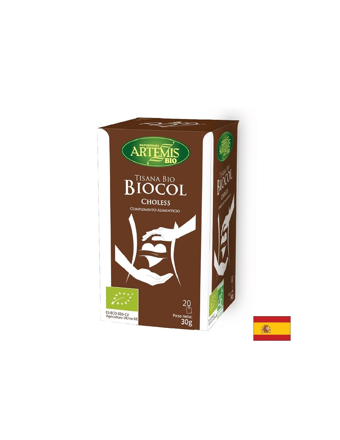 Tisana per normalizzare il livello di colesterolo Bio, 20 bustine filtro Herbes del Moli