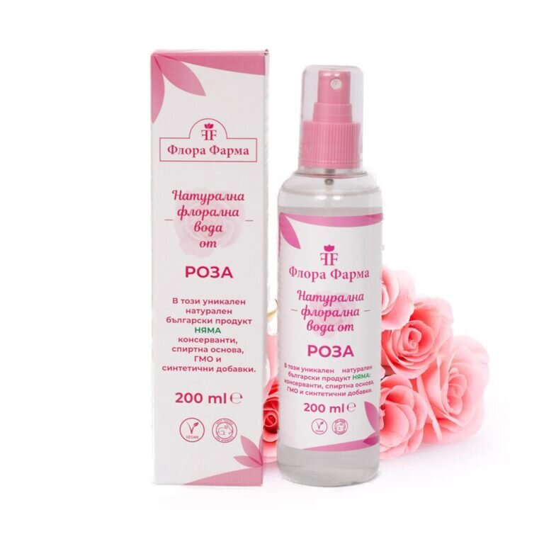 Acqua floreale naturale di rose - 200 ml FLORA PHARMA