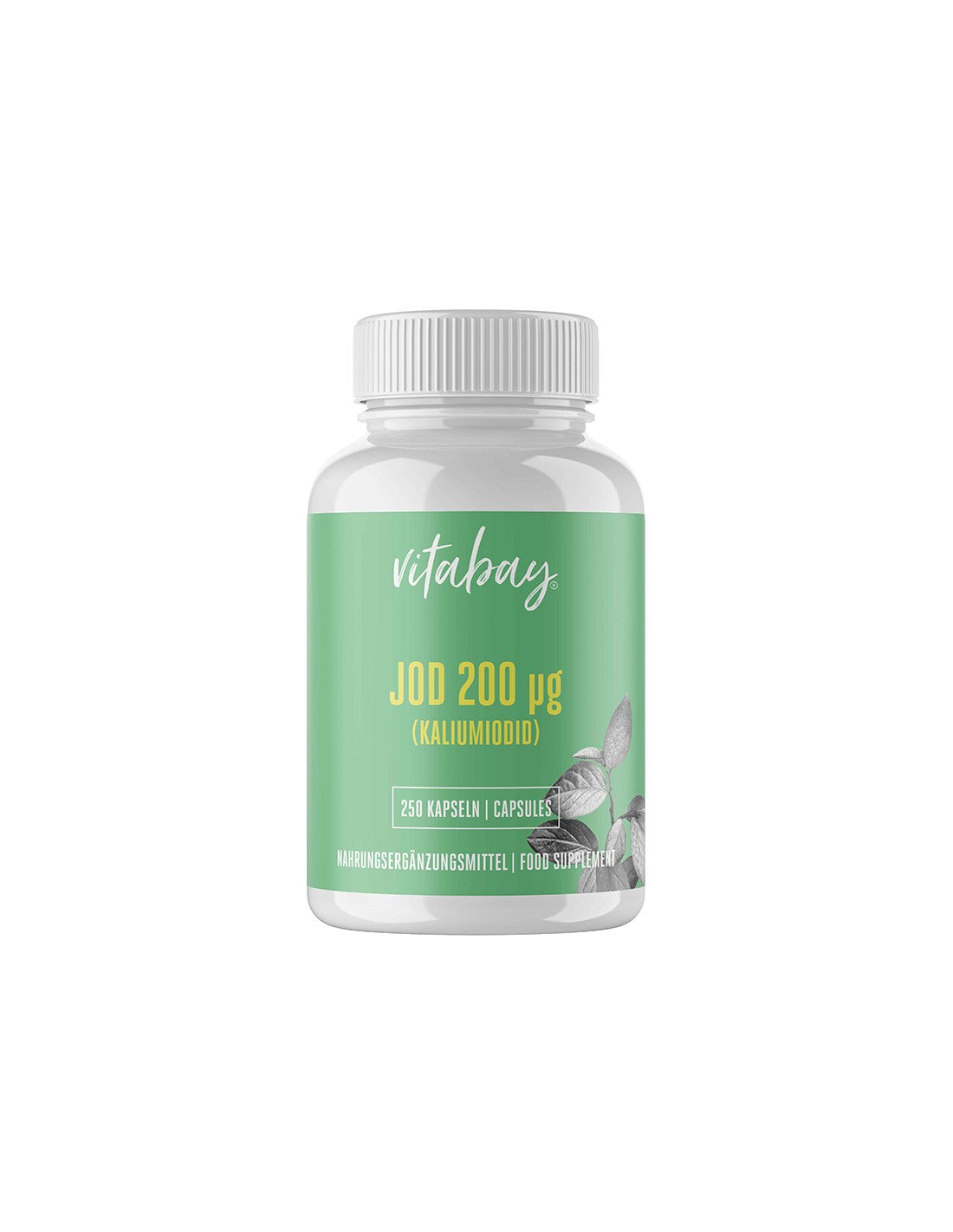 Iodio (ioduro di potassio) - Per sostenere la ghiandola tiroidea, 200 μg x 250 capsule
