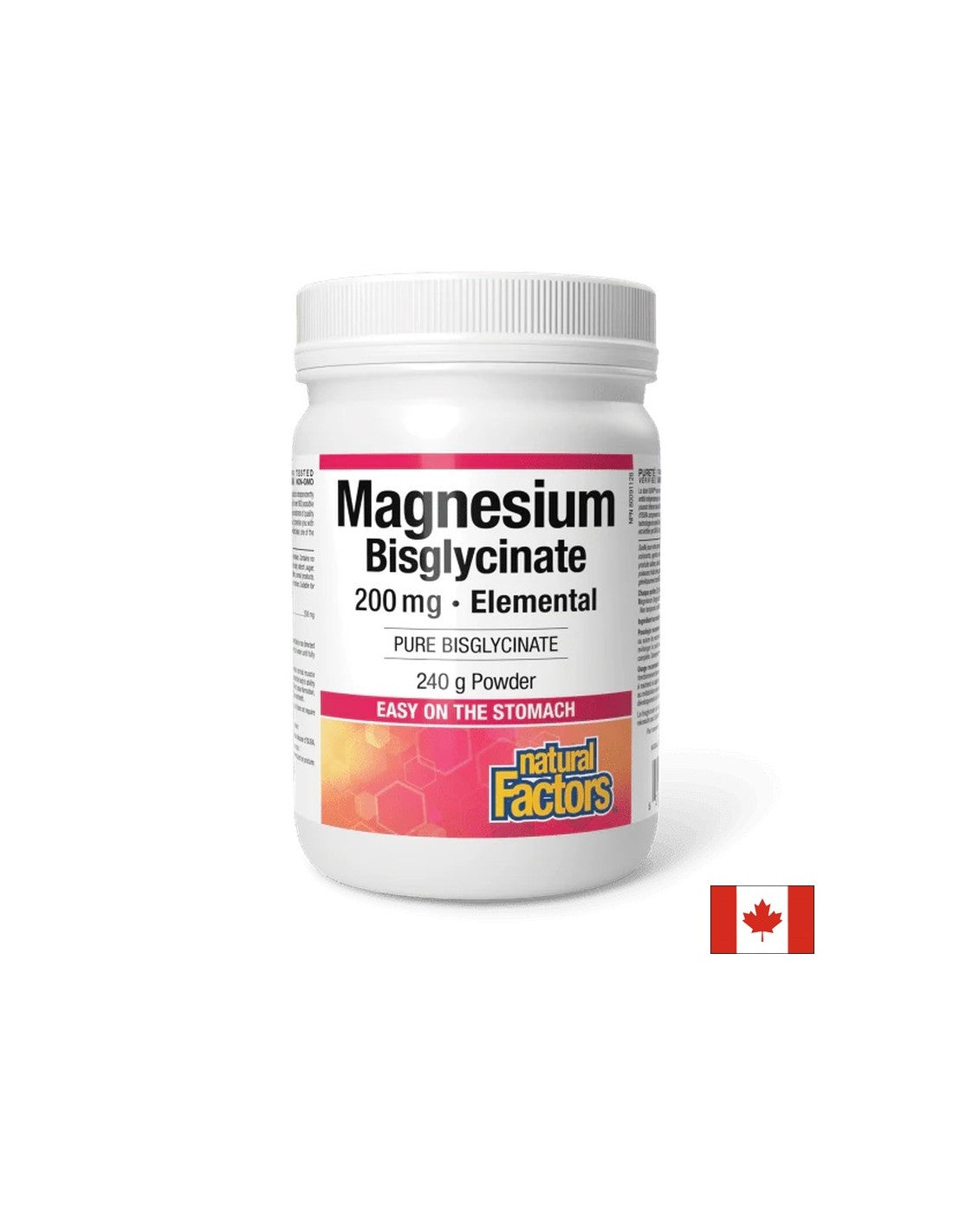 Supporta il sistema nervoso e i muscoli - Magnesio (bisglicinato), 200 mg x 290 g polvere