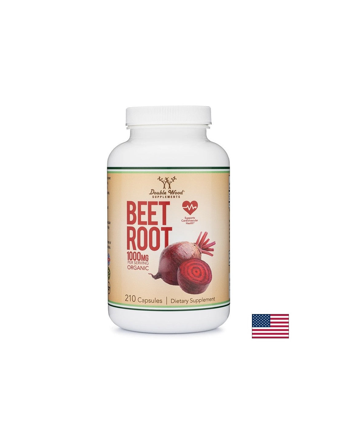 Sistema cardiovascolare e disintossicazione - Barbabietola rossa, 210 capsule <tc>Double Wood</tc>