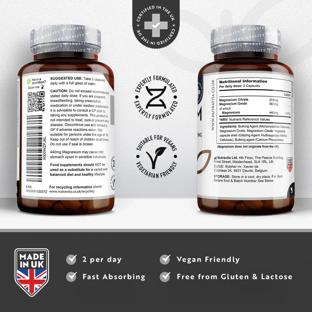 Magnesio 220 mg (bicomponente) - 180 capsule