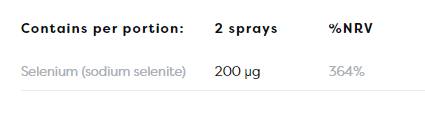 Spray per orale Selenio 200 mcg - 26 ml