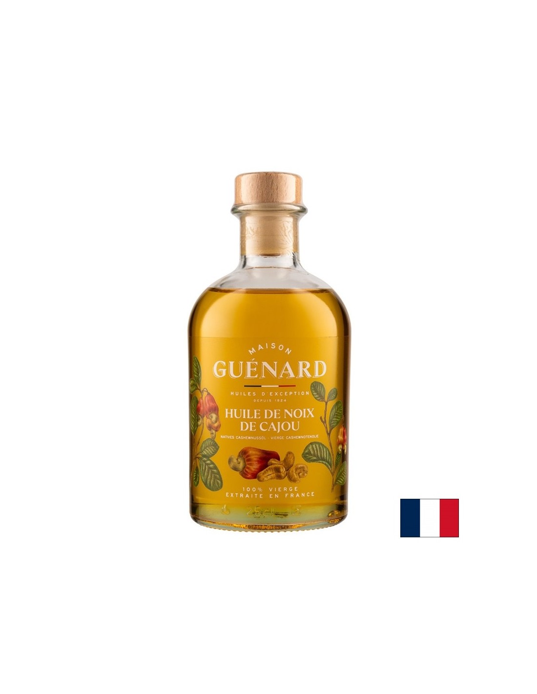 Olio di anacardi spremuto a freddo, 240 ml