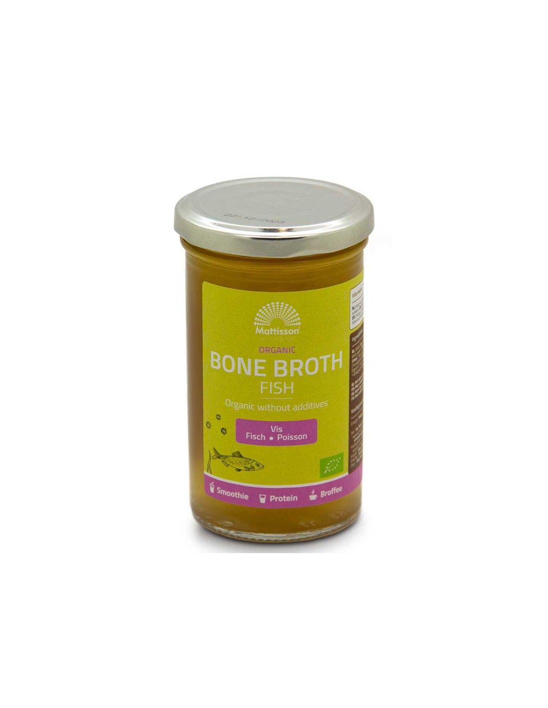 Brodo di lische di pesce Bio, 240 ml <tc>Mattisson Healthstyle</tc>