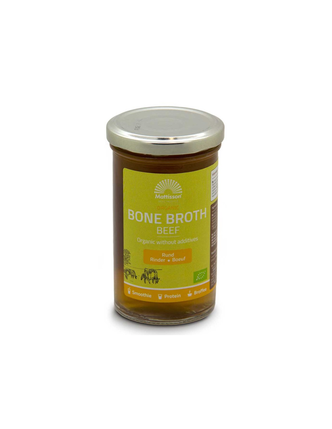 Brodo di ossa di manzo Bio, 240 ml <tc>Mattisson Healthstyle</tc>