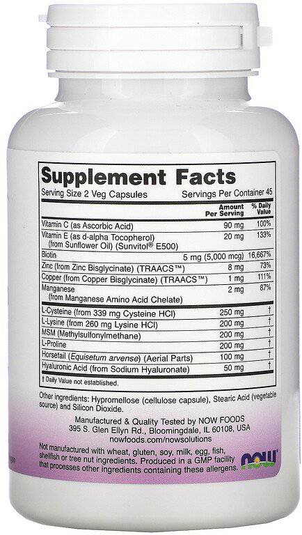 Capelli vegani, pelle e unghie - 90 capsule