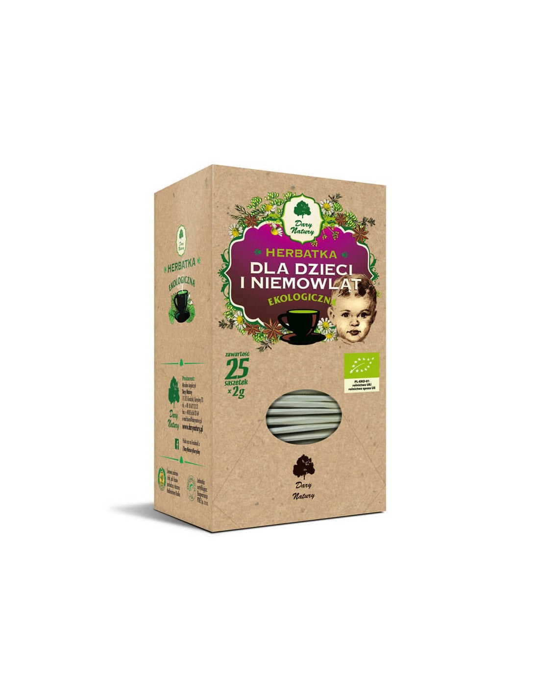 Tisana per bambini e neonati Bio, 25 buste