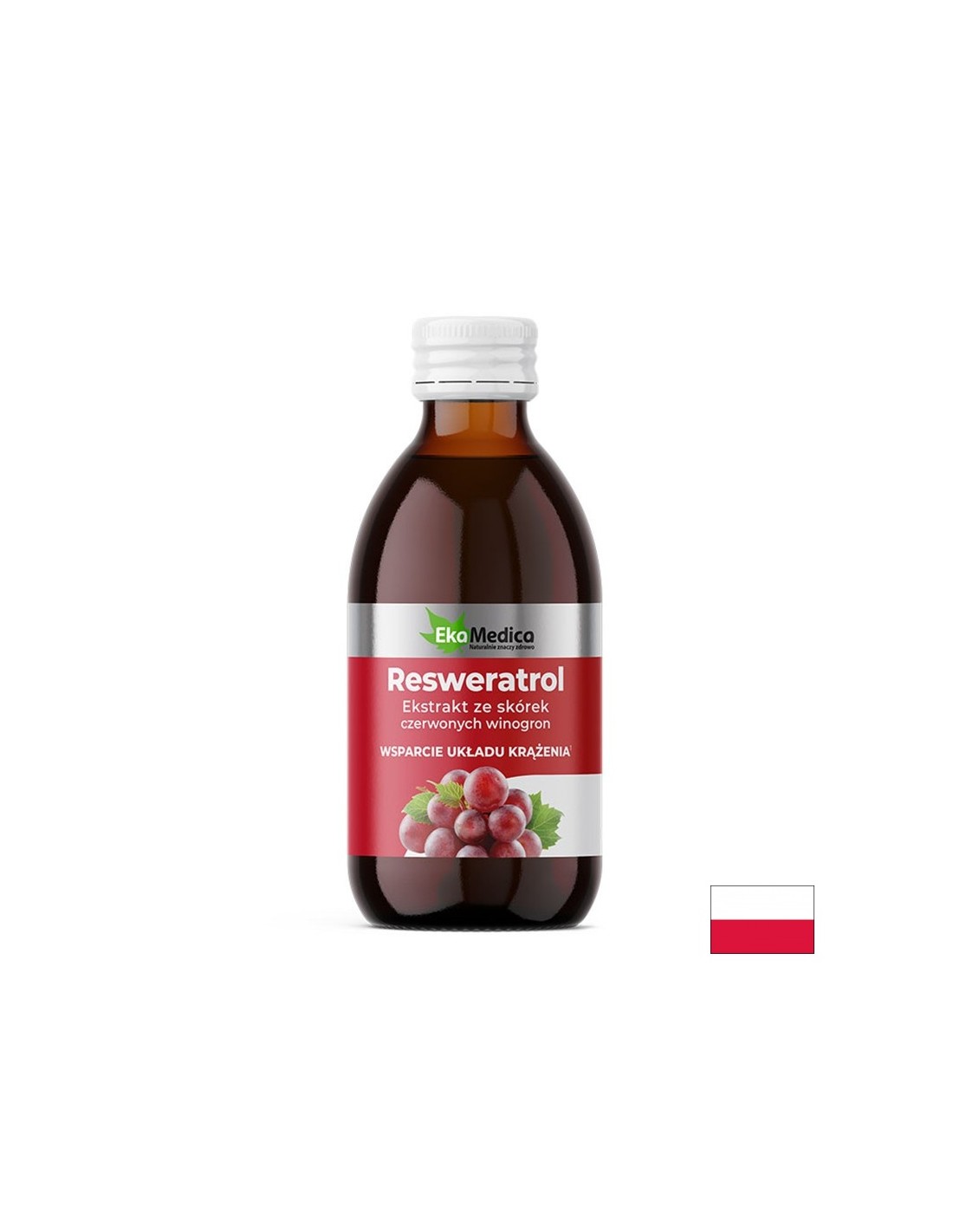 Succo d'uva rossa che fornisce resveratrolo - Tonico per il cuore e antiossidante, 250 ml, 25 dosi