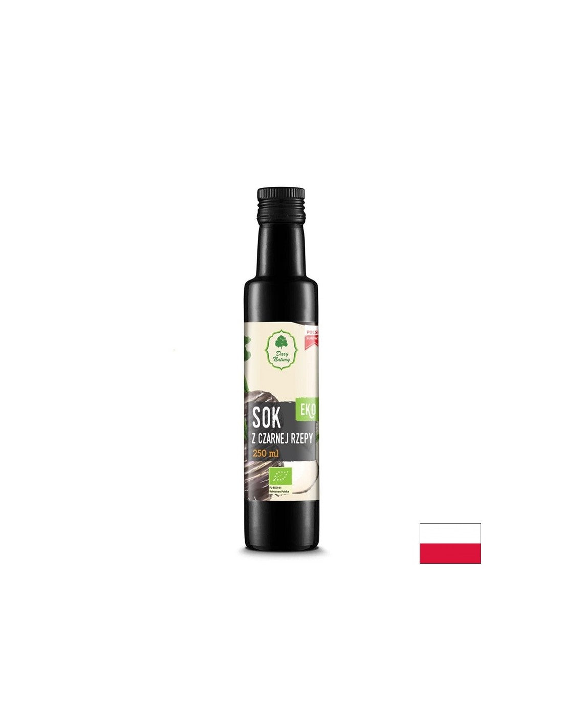 Succo di ravanello nero biologico da aggiungere a bevande e pasti - Salute del fegato e del tratto gastrointestinale, 250 ml, 5 dosi