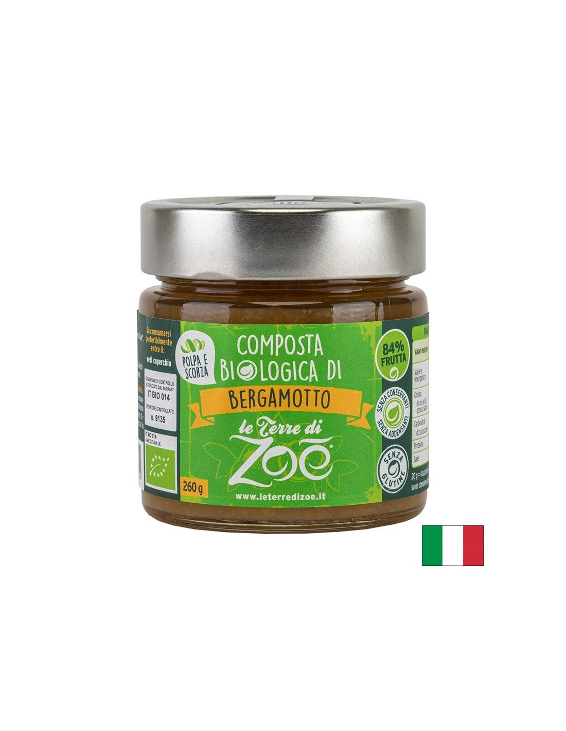 Marmellata di Bergamotto Bio, 260 g