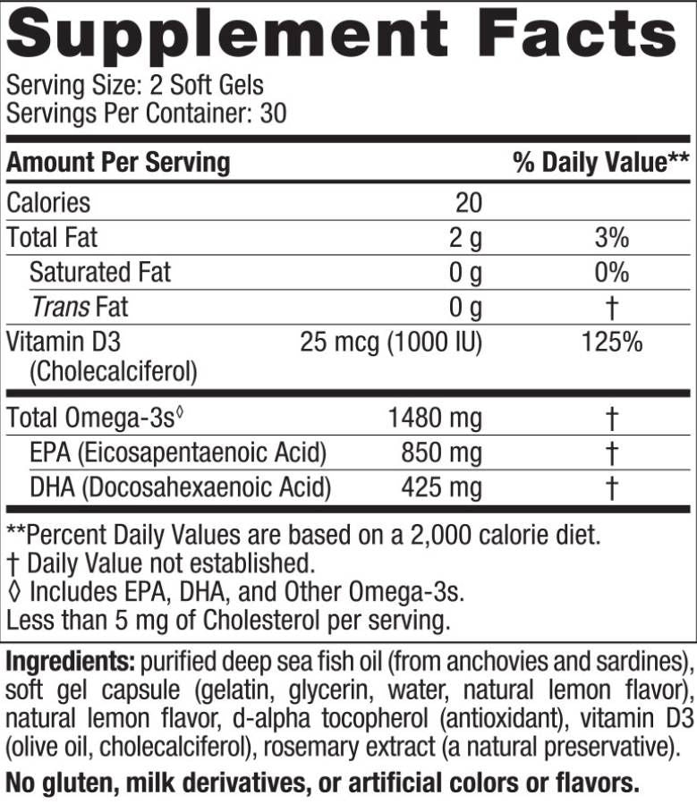 Ultimate Omega Xtra | Con vitamina D3 - 60 capsule gel