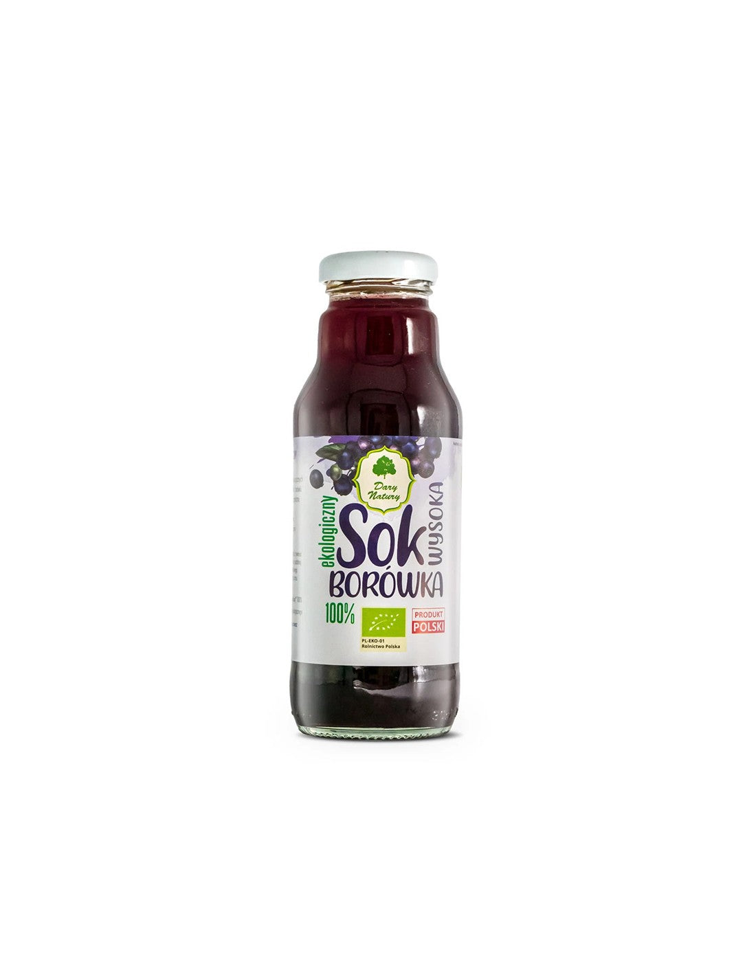 Succo di mirtillo biologico - un potente antiossidante, 270 ml