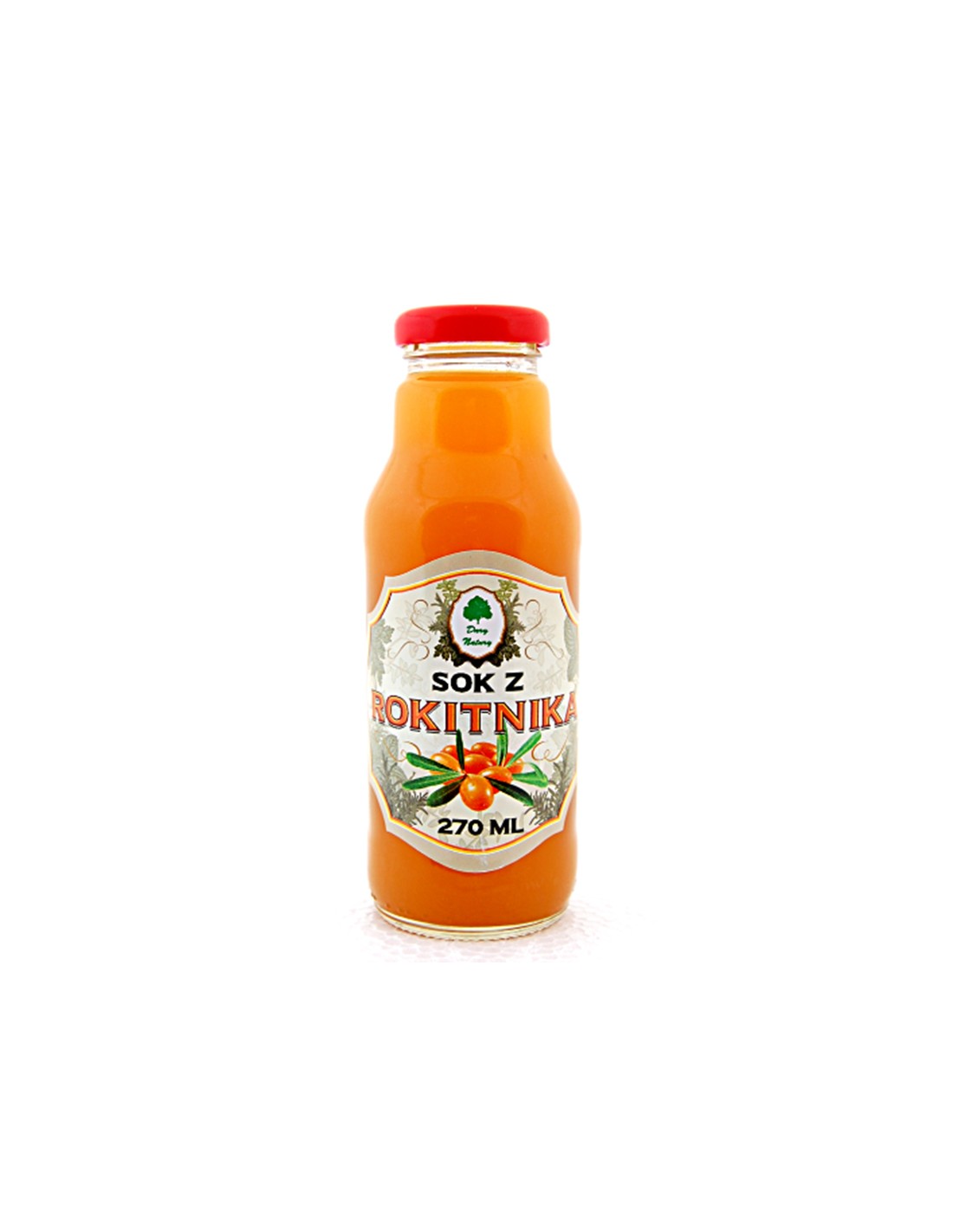 Sciroppo di olivello spinoso biologico da aggiungere alle bevande, 270 ml