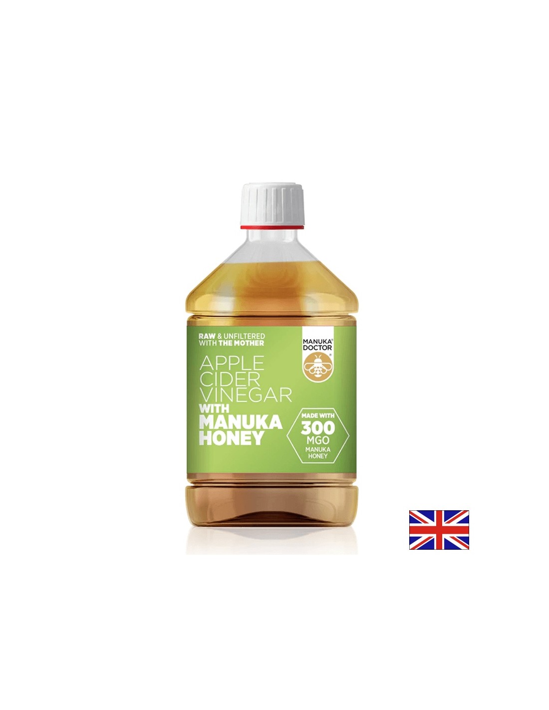 Aceto di mele con miele di Manuka (300 MGO) - Aceto di mele con miele di Manuka (300 MGO), 500 ml