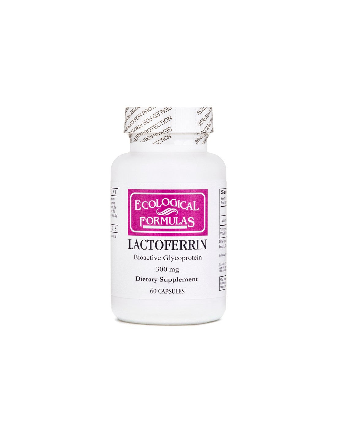 Forte immunità, protezione contro le infezioni - Lattoferrina - glicoproteina bioattiva, 300 mg x 60 capsule