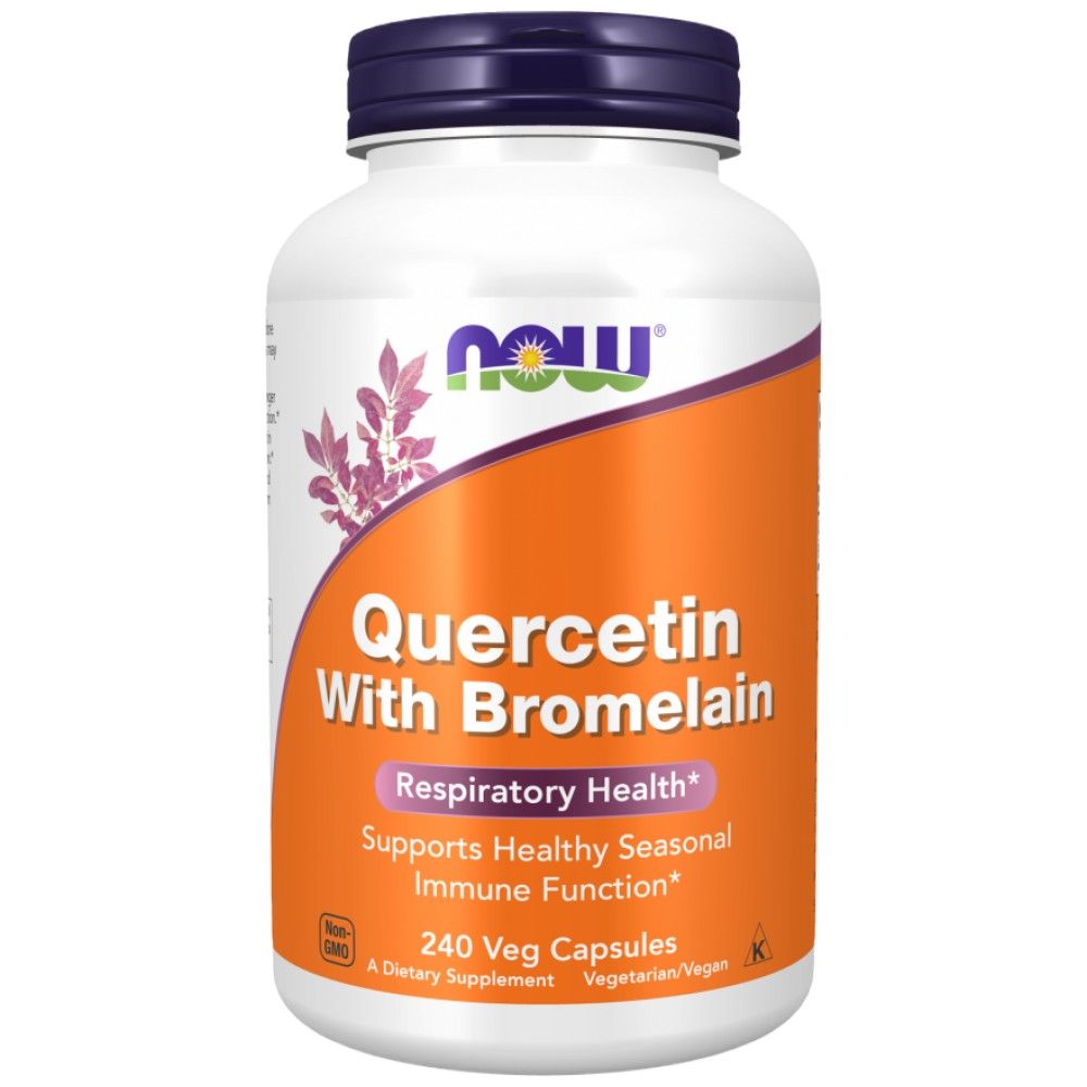 Quercetina con bromelina - 60 capsule
