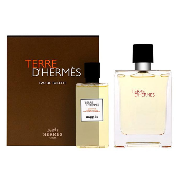 Terre d'<tc>Hermès</tc> Set da uomo 100 ml EDT + 80 ml Gel doccia
