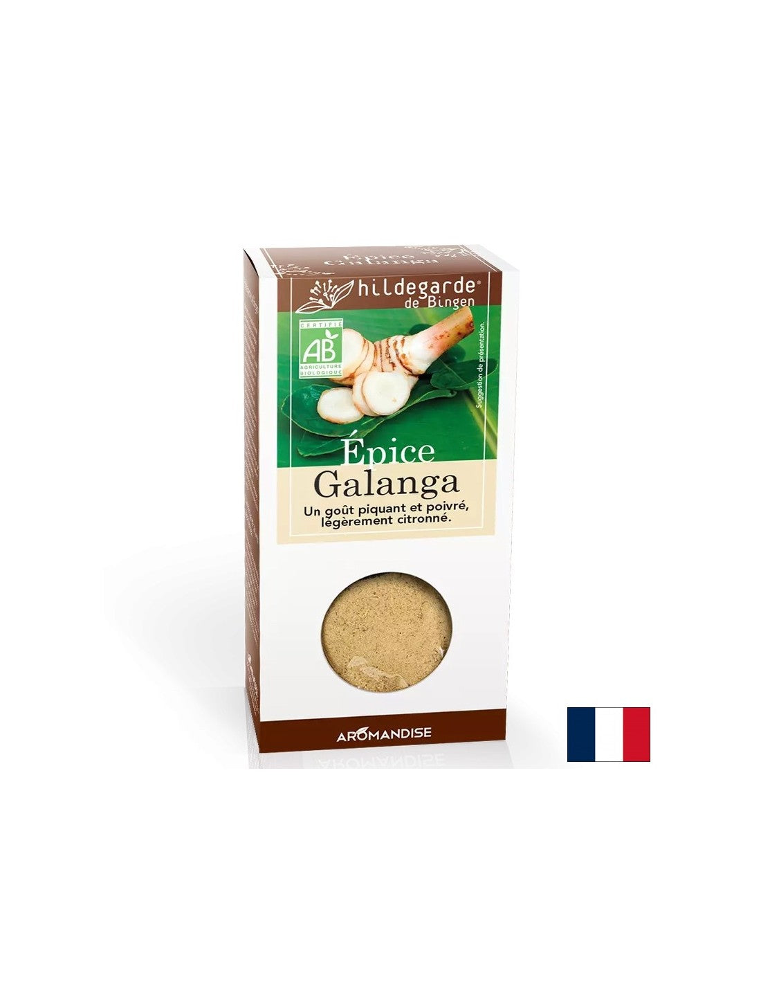 Galangal (radice) – Spezia asiatica - Per condire piatti di pollame e frutti di mare, 35 g, polvere