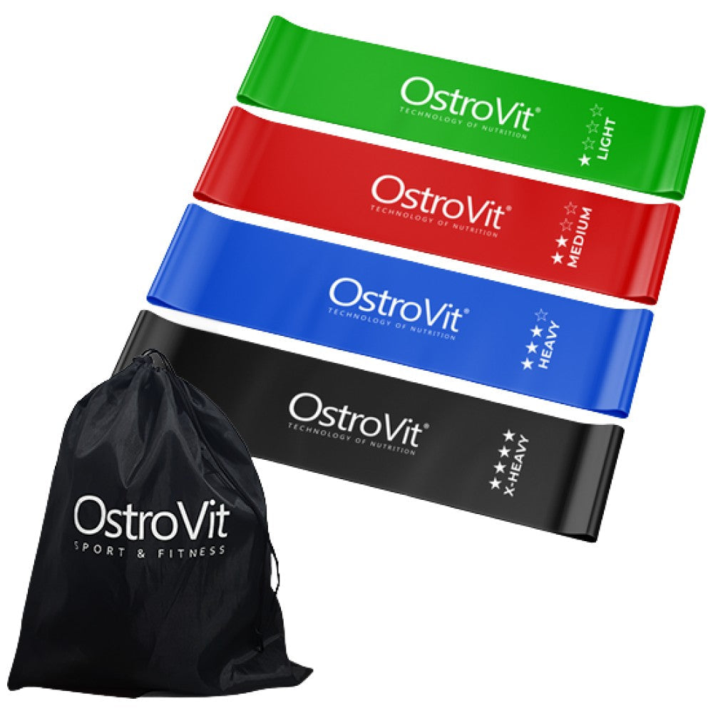 Set elastico per allenamento continuo | con borsa 4 pz.