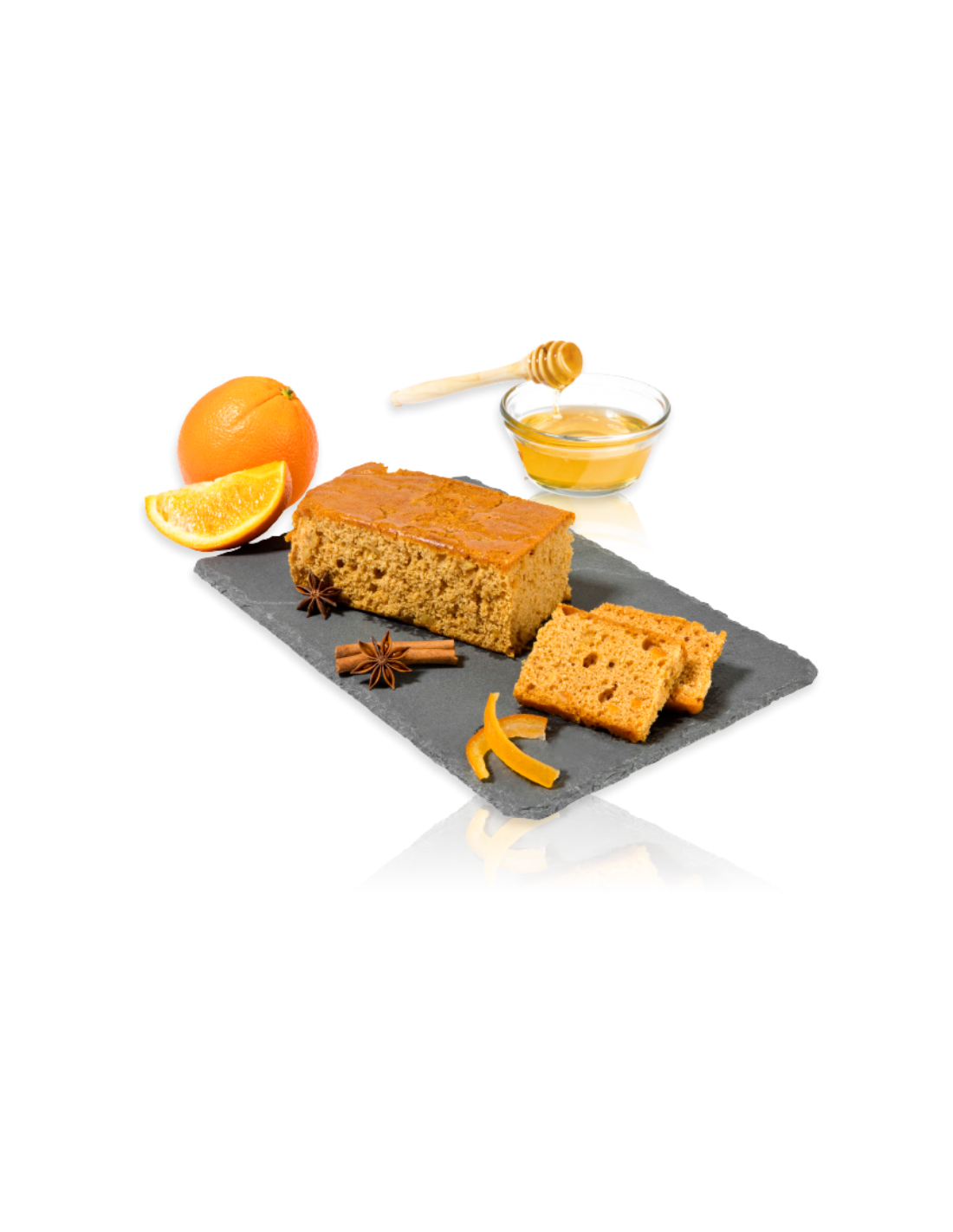 Pane francese al miele con scorza d'arancia - 40% miele, 18% scorza d'arancia, 250 g