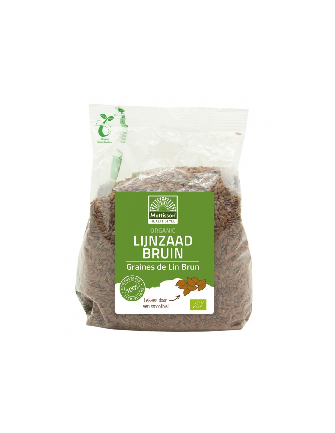 Semi di lino (cereali integrali) biologici, 400 g
