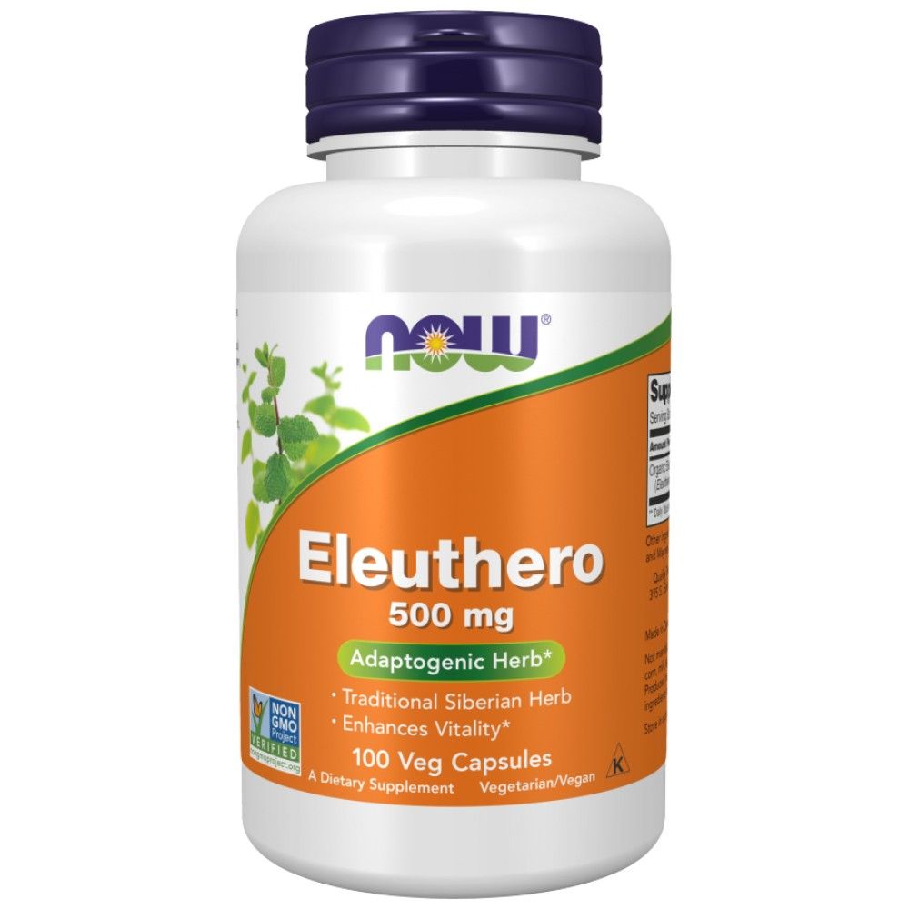 Eleuthero 500 mg | Ginseng siberiano - 100 capsule