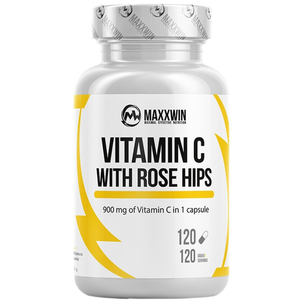 Vitamina C 900 mg | con fianchi rose - 120 capsule
