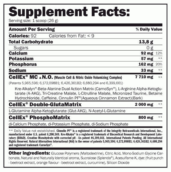 Cellex Unlimited Powder 1040G