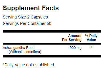 Radice di Ashwagandha 450 mg - 100 capsule