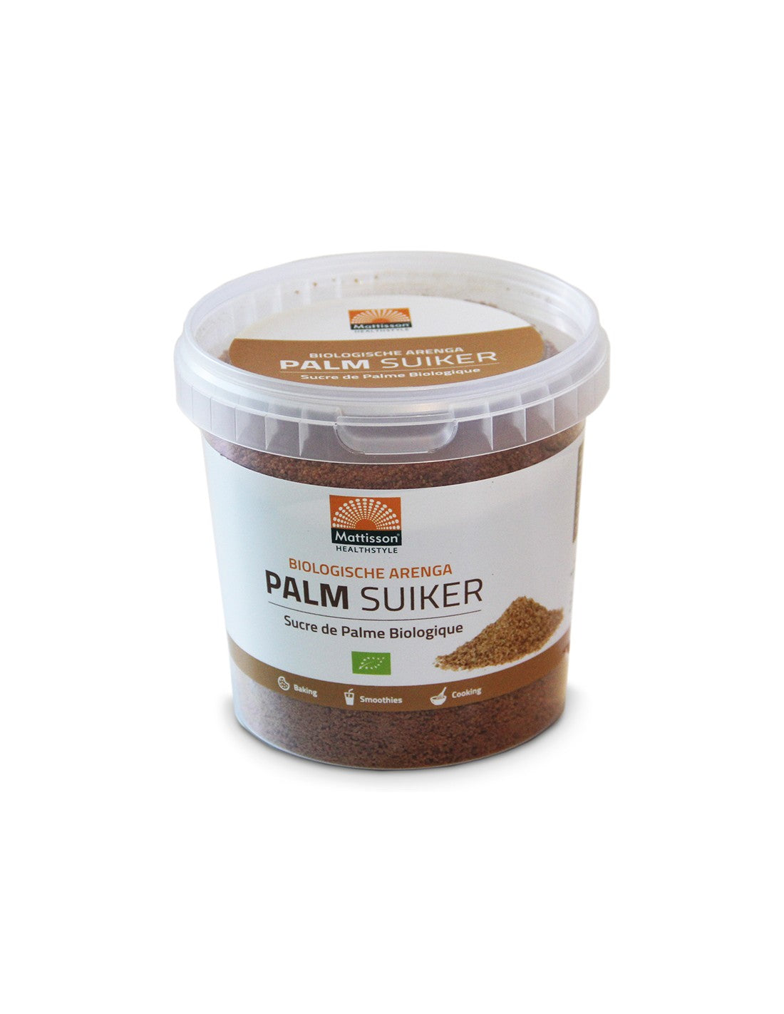 Zucchero di palma biologico Arenga, 450 g <tc>Mattisson Healthstyle</tc>