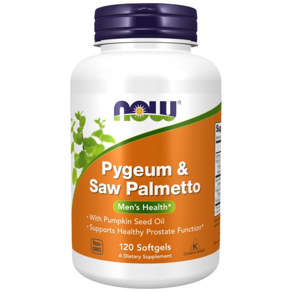 Pygeum & Saw Palmetto/Prostato sano - 120 capsule gel