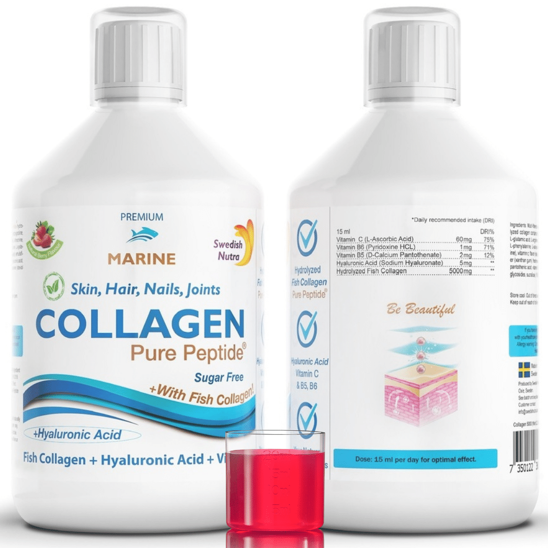 Collagene di Pesce 5.000 mg con acido ialuronico 5 mg - 500 ml