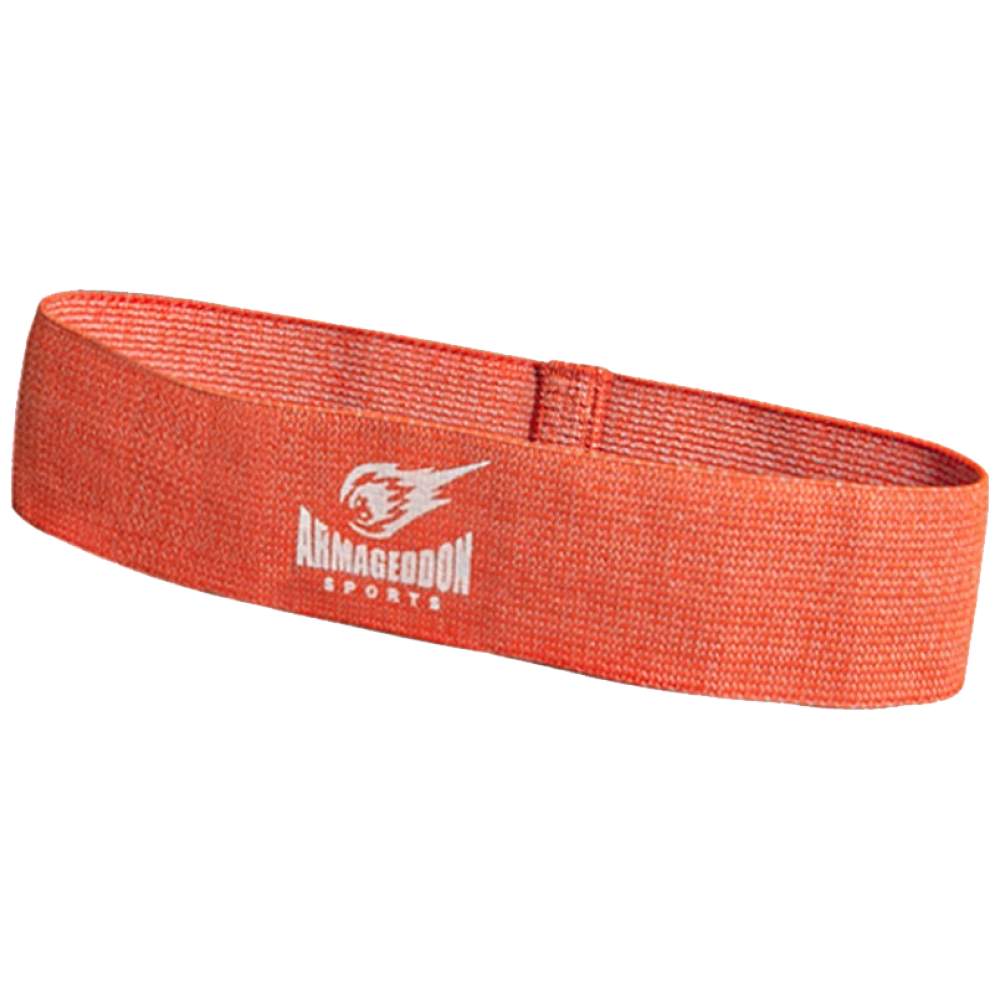 Elastico da allenamento in tessuto per allenamento gambe - Arancione - da 5 kg a 10 kg