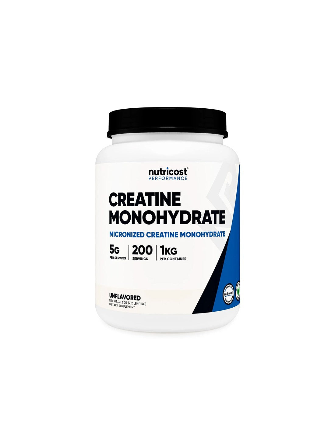 Massa muscolare - Creatina monoidrato, 5 g x 1 kg polvere