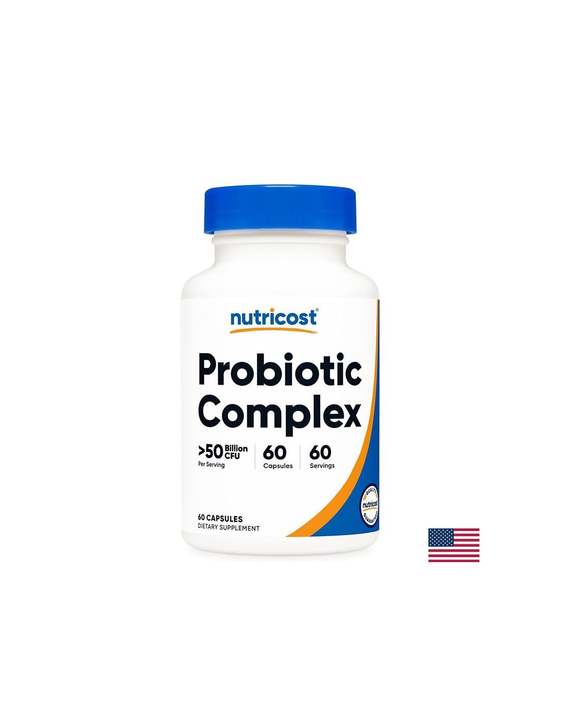 Salute gastrointestinale e forte immunità - Complesso probiotico, 50 miliardi di probiotici attivi x 60 capsule